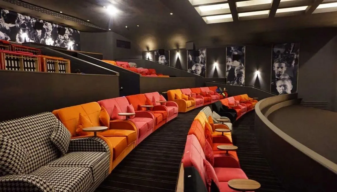 Everyman Cinema York screen interior decorated by Crosby Decorators