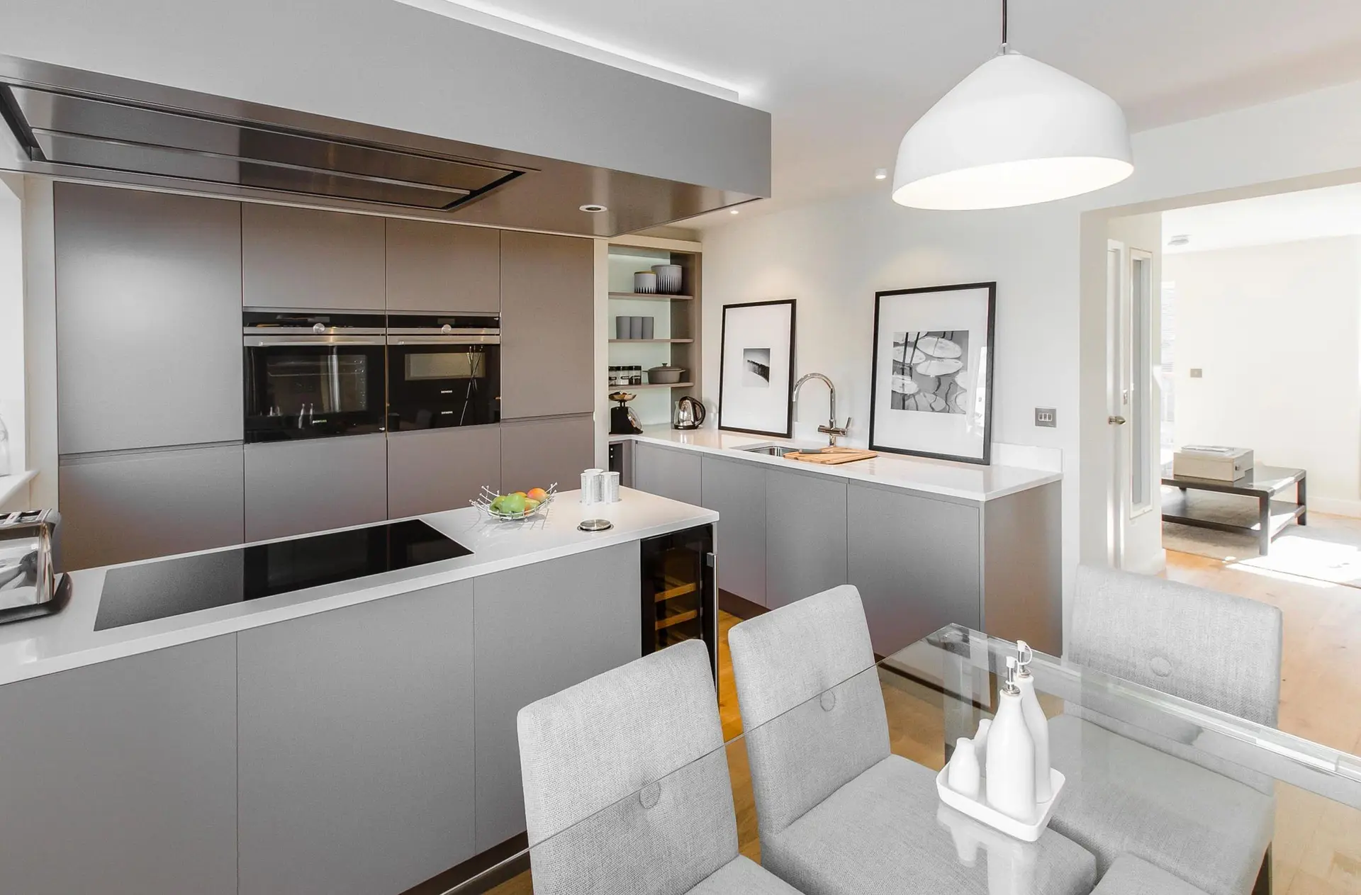 Kitchen diner painted by Paul Crosby Decorators in York